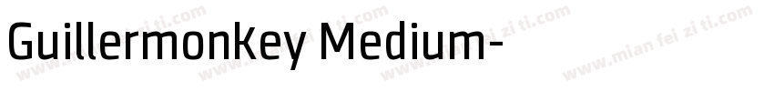 Guillermonkey Medium字体转换